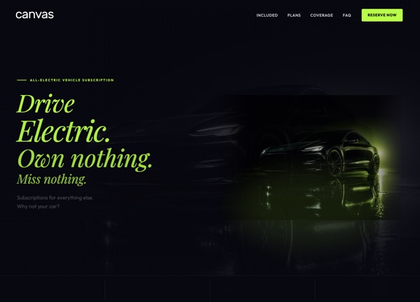 EV Subscription Niche Demo