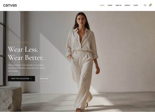 Fashion Store Niche Demo